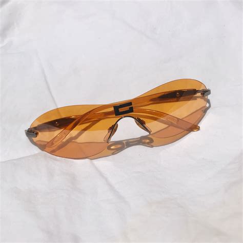 Vintage Shield Sunglasses, Large Wrap .